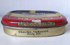Vintage Craven Curly Cut Tobacco Tin — British Advertising Collectible, Early 20th Century