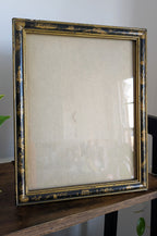 Rare Napoleon III Style Picture Frame | Chinoiserie Decor with Silver Leaf & Mecca