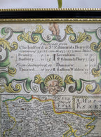 Antique Framed Map of Essex — John Owen & Emanuel Bowen, Engraved, circa 1720