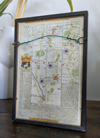 Antique Framed Map of Essex — John Owen & Emanuel Bowen, Engraved, circa 1720