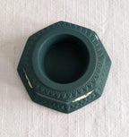 Vintage Wedgwood Jasperware Candle Holder — Sage Green Cherub, Neoclassical, Made in England