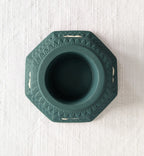 Vintage Wedgwood Jasperware Candle Holder — Sage Green Cherub, Neoclassical, Made in England