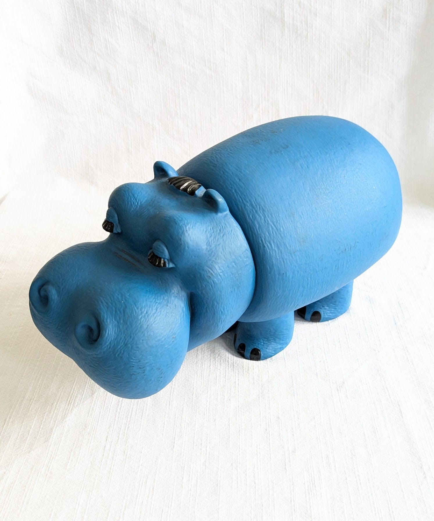 Vintage Pippo Hippopotamus — Armando Testa Italian Advertising Icon, 1960s PVC Collectible