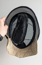 Vintage Fencing Mask — Steel Mesh & Canvas, Mid-20th Century Collectible Display Piece