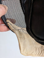 Vintage Fencing Mask — Steel Mesh & Canvas, Mid-20th Century Collectible Display Piece