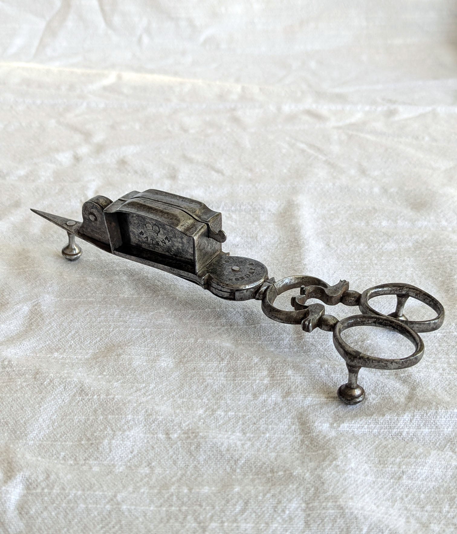 Antique Hobday’s Patent Candle Snuffer – 19th-Century English Victorian Tool