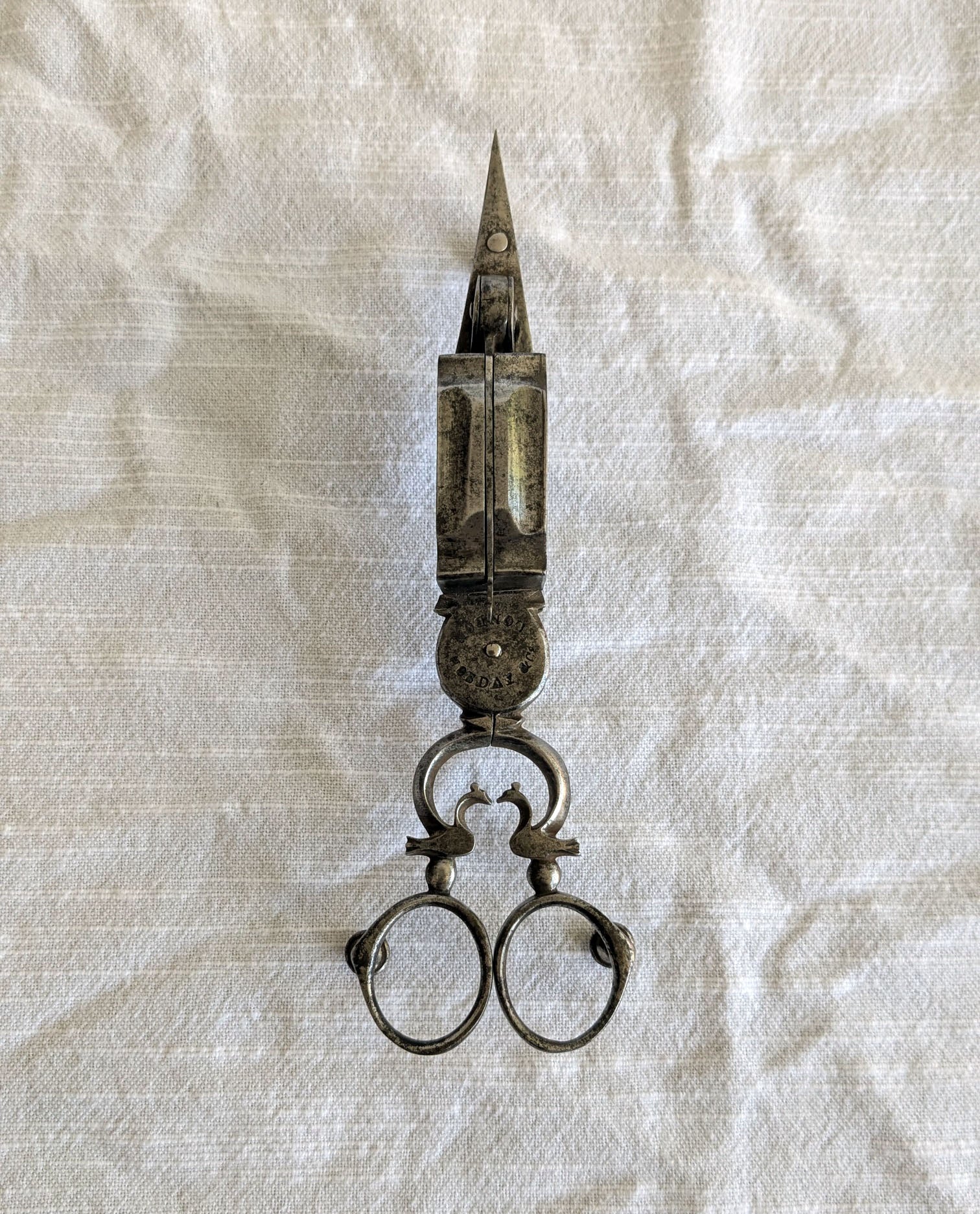 Antique Hobday’s Patent Candle Snuffer – 19th-Century English Victorian Tool