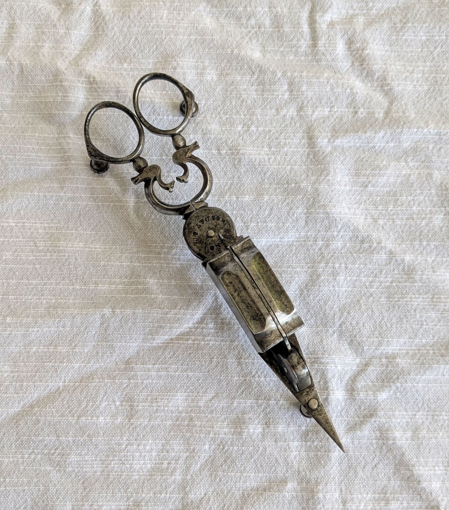 Antique Hobday’s Patent Candle Snuffer – 19th-Century English Victorian Tool