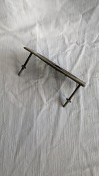 Antique Brass Letterbox Flap — 'LETTERS', Victorian Door Furniture, Late 19th Century