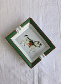 Vintage Limoges Horse Ashtray — Philippe Deshoulières, French Equestrian Porcelain, 1970s