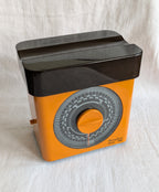 Vintage Terraillon Kitchen Scale 5kg Yellow Retro 1970s French Design
