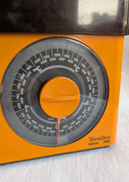 Vintage Terraillon Kitchen Scale 5kg Yellow Retro 1970s French Design
