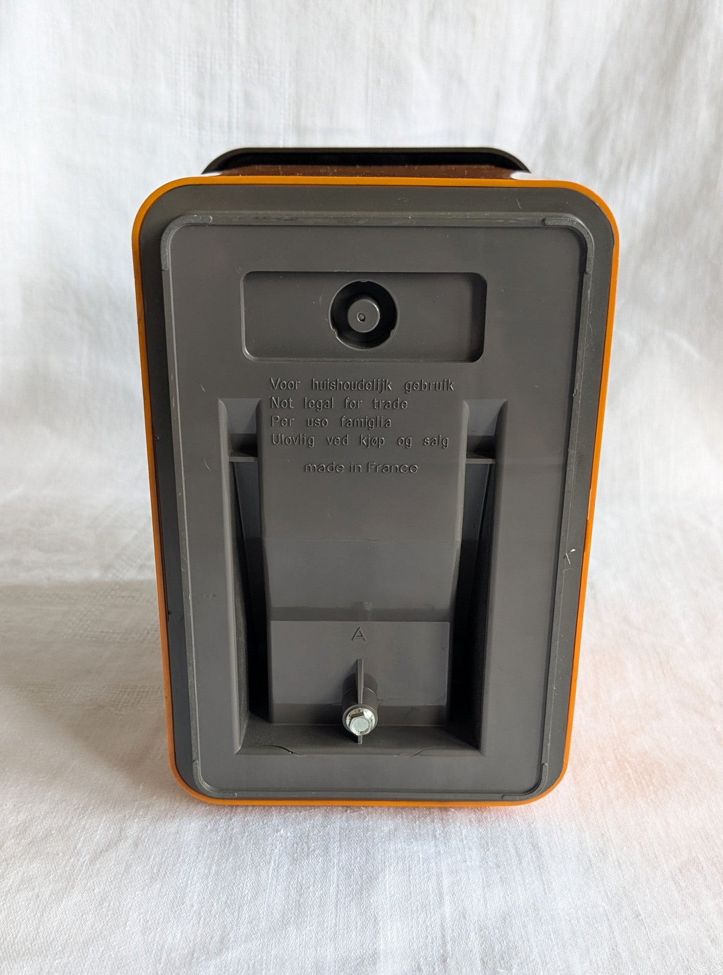 Vintage Terraillon Kitchen Scale 5kg Yellow Retro 1970s French Design