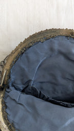 Antique French Beaded Bag Evening Purse Velvet E Gauthier Paris 1900s
