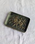 Max Le Verrier Bronze Vide-Poche — Bellerophon & Pegasus, Art Deco, Signed