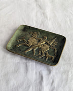 Max Le Verrier Bronze Vide-Poche — Bellerophon & Pegasus, Art Deco, Signed