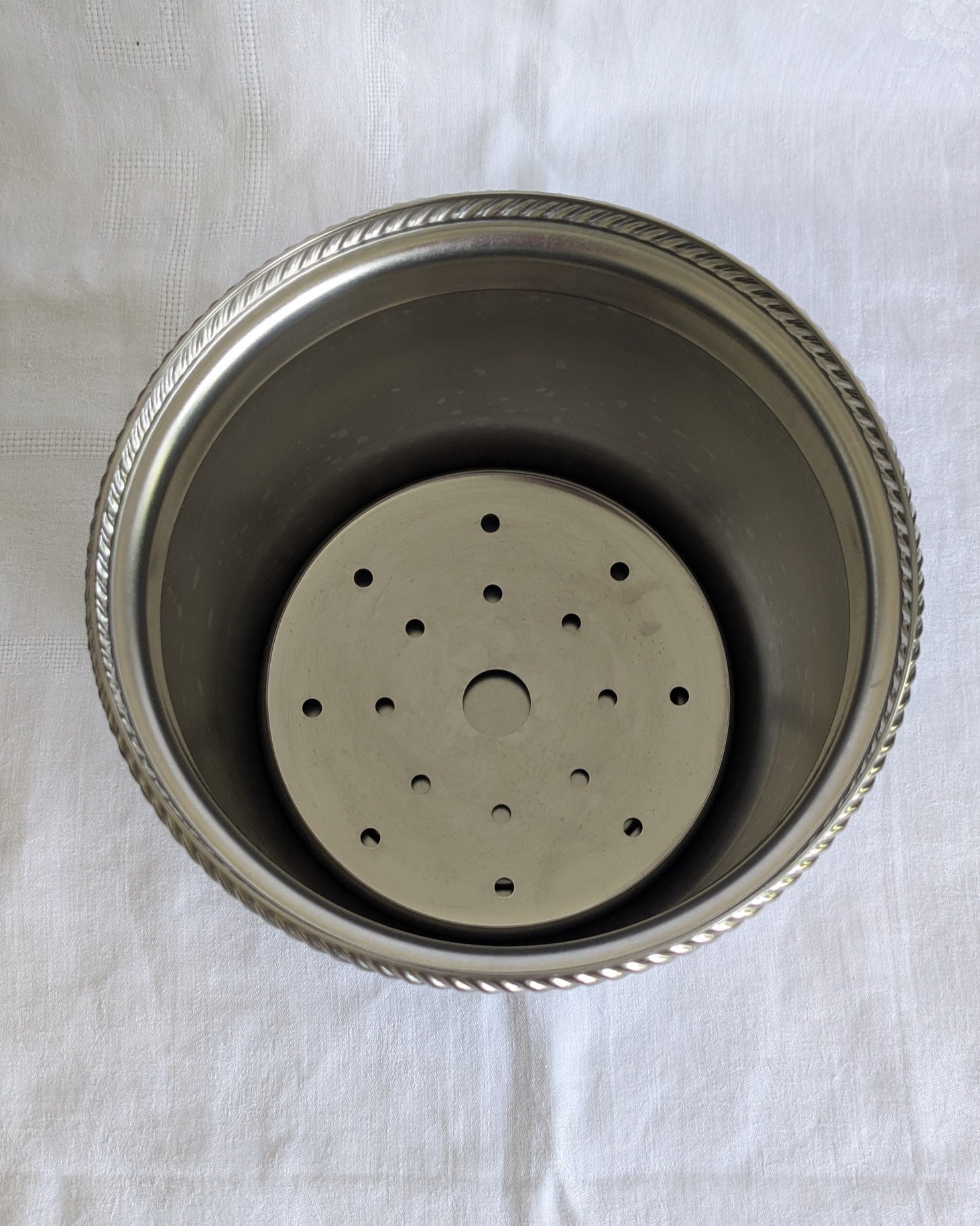 Vintage Alessi Champagne Wine cooler in Stainless Steel – Italian Modernist Design