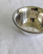 Vintage Silver-Plated Bowl with Gadrooned Border | Elegant French Style Tableware