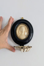 Napoleon III French Holy Water Font with Bisque Madonna, Rue du Bac, Paris