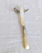 Set of 6 Vintage Stainless Steel Swan Knife Rests | Mid-Century Tableware