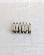 Set of 6 Vintage Stainless Steel Swan Knife Rests | Mid-Century Tableware