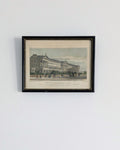 Antique Regency Engraving of Hanover Terrace, Regent’s Park, London — 1827
