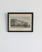 Antique Regency Engraving of Hanover Terrace, Regent’s Park, London — 1827