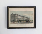 Antique Regency Engraving of Hanover Terrace, Regent’s Park, London — 1827