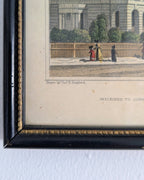 Antique Regency Engraving of Hanover Terrace, Regent’s Park, London — 1827