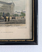 Antique Regency Engraving of Hanover Terrace, Regent’s Park, London — 1827