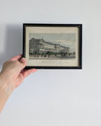 Antique Regency Engraving of Hanover Terrace, Regent’s Park, London — 1827