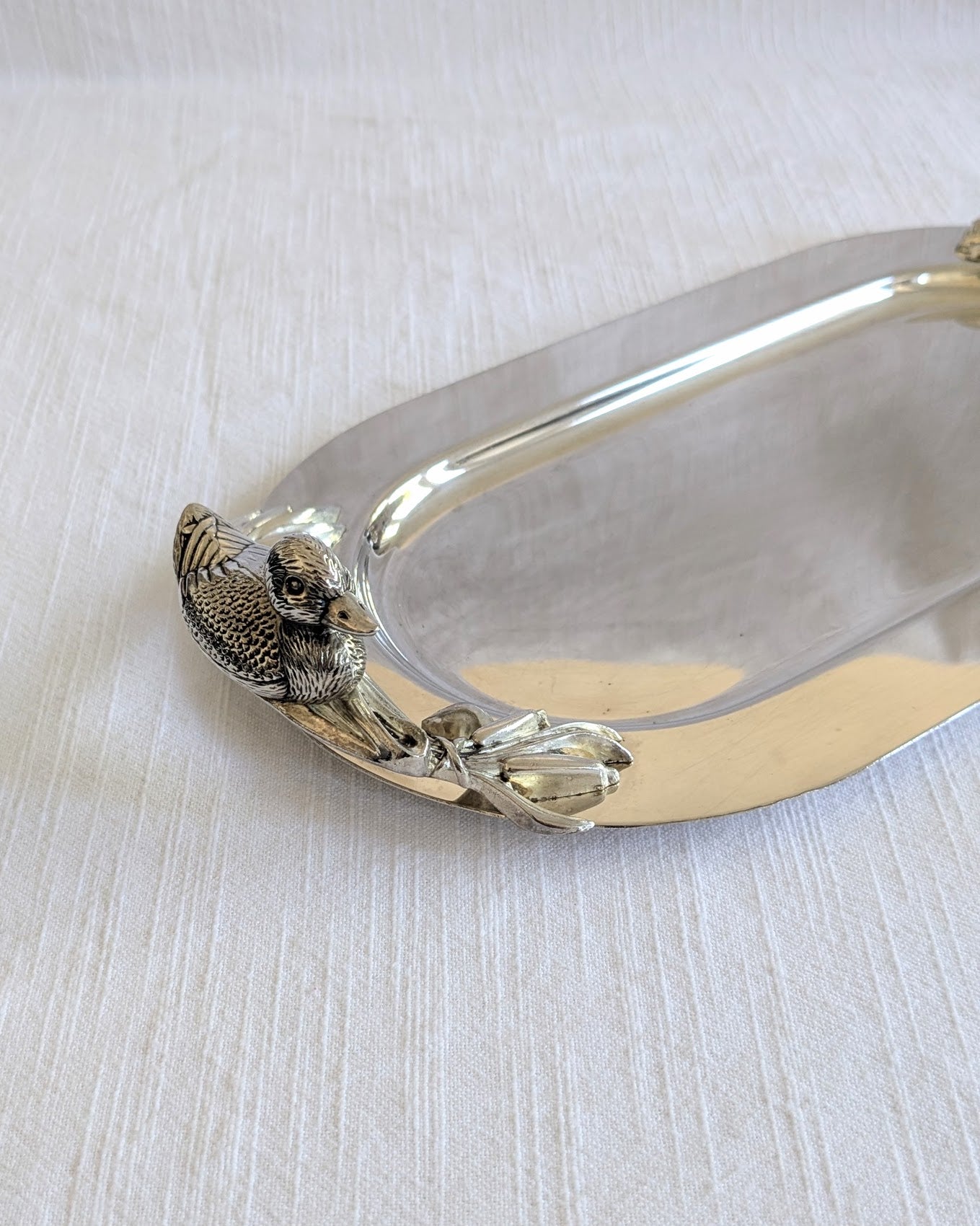 Silea Vintage Silver-Plated Foie Gras Dish