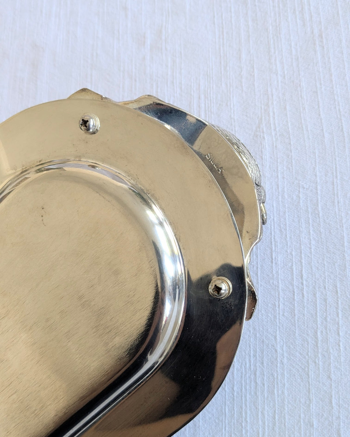 Silea Vintage Silver-Plated Foie Gras Dish