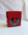 Red Vintage Terraillon Kitchen Scale - 1970s French Design