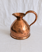 Antique Victorian copper haystack measure, 1/2 Imperial gallon