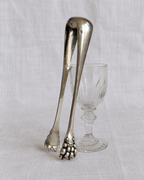 Late 19th-century French Christofle silver-plated sugar tongs